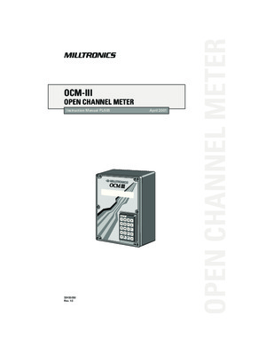 reglage milltronics 7ml1510 Book