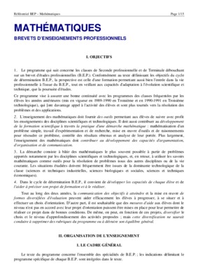 referentiel mathematiques collaige Book