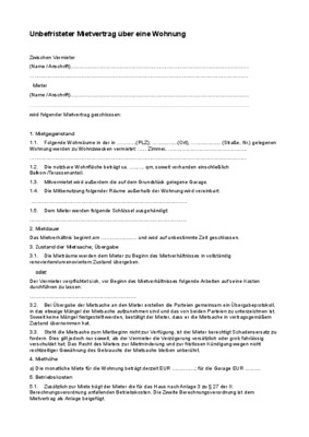 mietvertrag deutschland Book