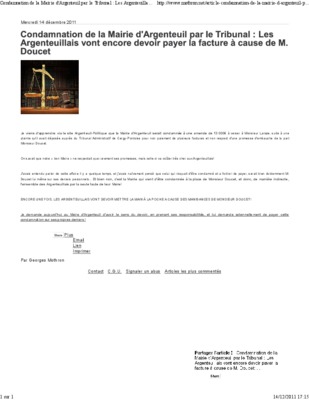argenteuil mairie Book