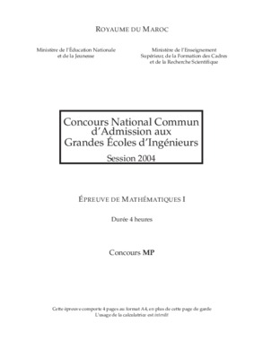 concours national commun d_admission aux grandes ecoles d_ingenieurs epreuve d_anglais Book