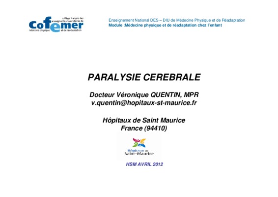 paralysie cerebrale Book
