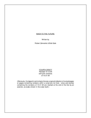 zemeckis Book