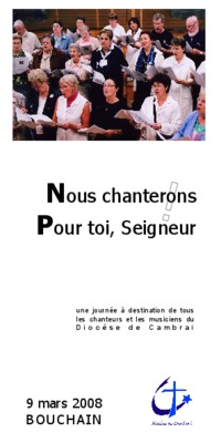 nous chanterons pour toi Book