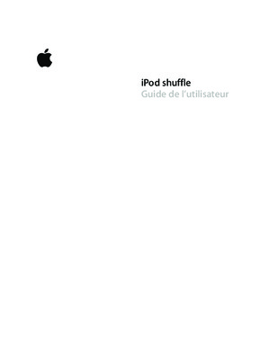 guide utilisateur ipod Book