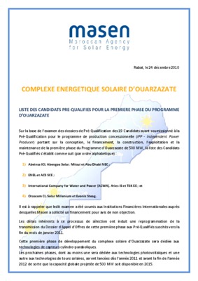 soumissionnaires Book