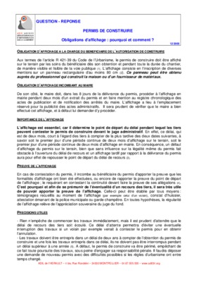 affichage permis de construire Book