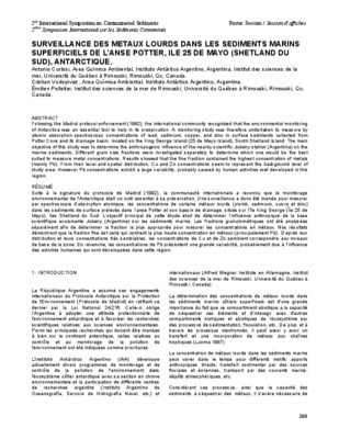 methode de dosage des metaux lourds dans les sediments Book