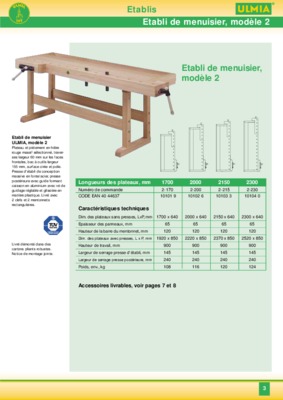 etabli menuisier Book