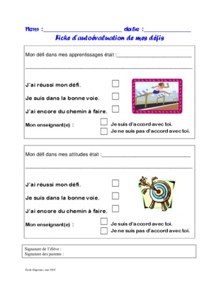autoevaluation Book