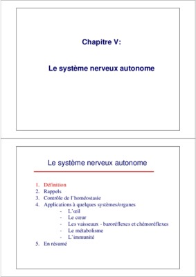 systeme nerveux autonome Book