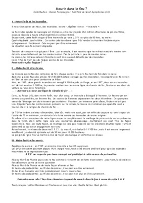 qcm incendies Book