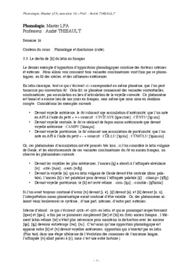 cours de phonologie d_andre thibault Book
