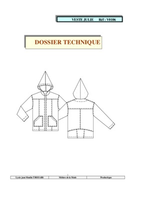 dossier technique d_une veste Book