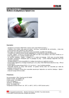 montage sur boitier rj45 Book