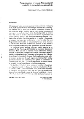 modality Book