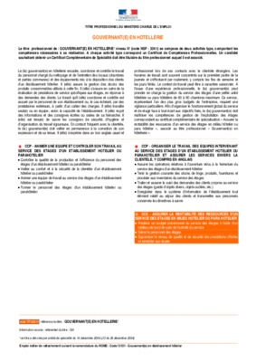 gouvernant Book