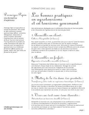 agrotourisme Book