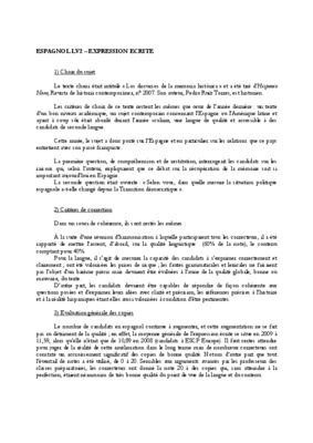 corrige bac espagnol 2009 stg expression ecrite Book