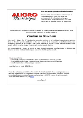 vendeur boucherie Book