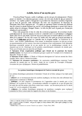 anglais mythe et heros Book
