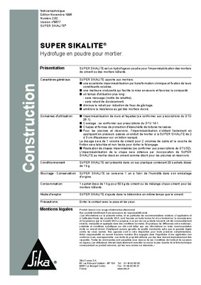 dosage super sikalite Book