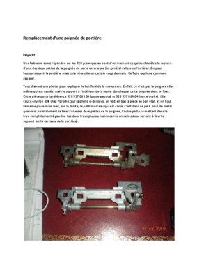 remplacement poignee de c5 Book