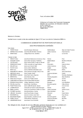 commission administrative paritaire nationale competente pour le corps des professeurs de chaire superieure Book