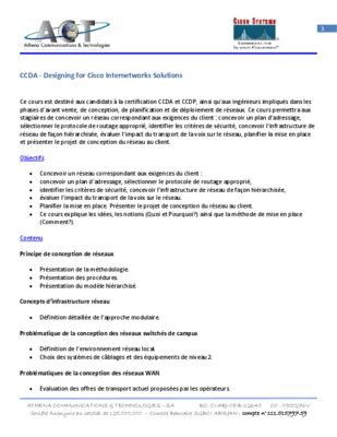 support de cours ccda cisco examen francais Book