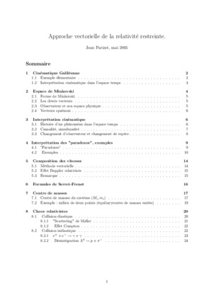 choc elastique en relativite restreinte Book