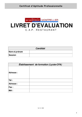 pdf vae livret 2 bp restaurant Book