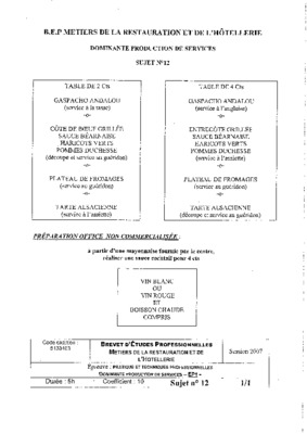 service au gueridon Book