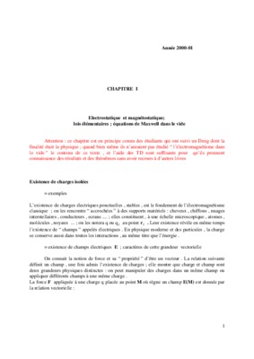 electromagnetisme 1 annee Book