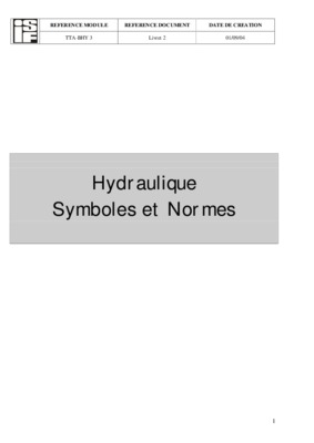 symboles normalisee hydraulique Book