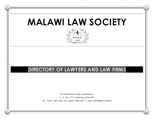 malawi Book