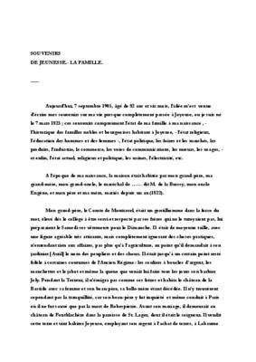souvenirs de jeunesse Book