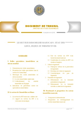 le secteur immobilier marocain Book