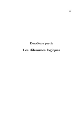 dilemmes Book