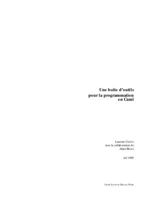 caml programmation exercices 8 Book