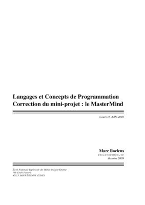 mini projet de programmation correction Book