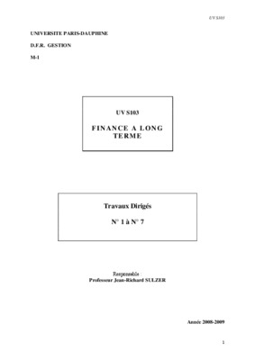 finance along terme Book