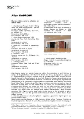 kaprow Book