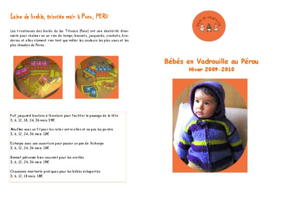 bonnet peruvien pour bebe de 4 mois a 6 mois Book