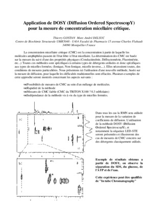 la concentration micellaire critique Book