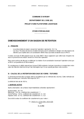 dimensionnement retention eau pluviale Book
