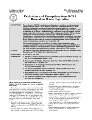 rcra summary Book