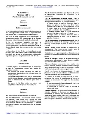 reglement incendie erp Book