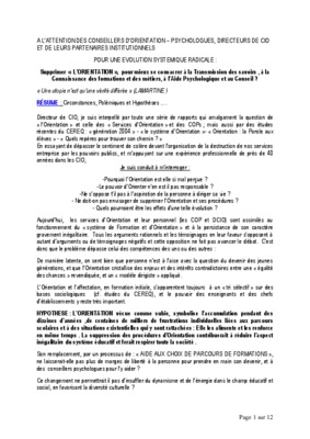 exercices conseillers orientation Book
