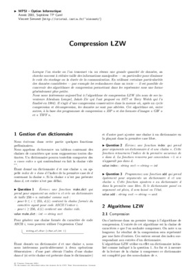 codage lzw Book
