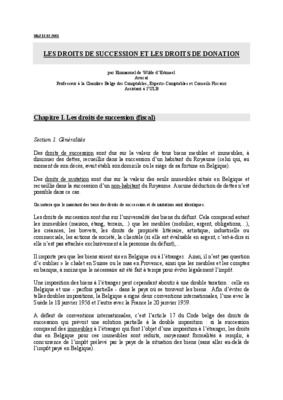 taux applicables au droits de succession Book
